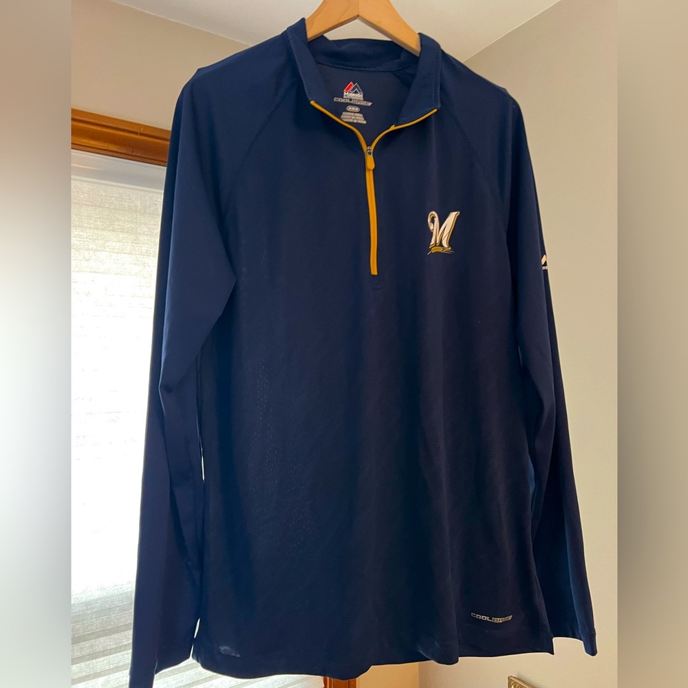 Milwaukee Brewers Quarter Zip Pullover